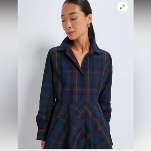 NWT Tuckernuck Pomander Place Ashlen Blouse Fraser Plaid Button Up Size XXL NEW